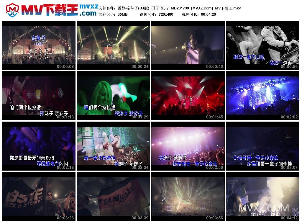 孟静-亲妹子(DJ版)_国语_流行_MD201739